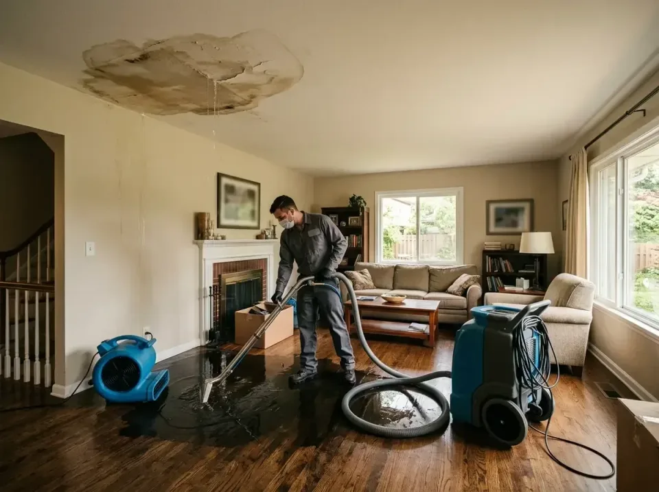 attic-pipe-burst-ceiling-drip-008 — frequently asked questions, Water Damage Restoration & Carpet Care in Jefferson City, MO